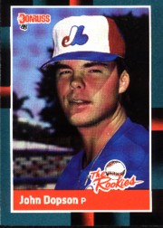 1988 Donruss Rookies Baseball Cards    043      John Dopson